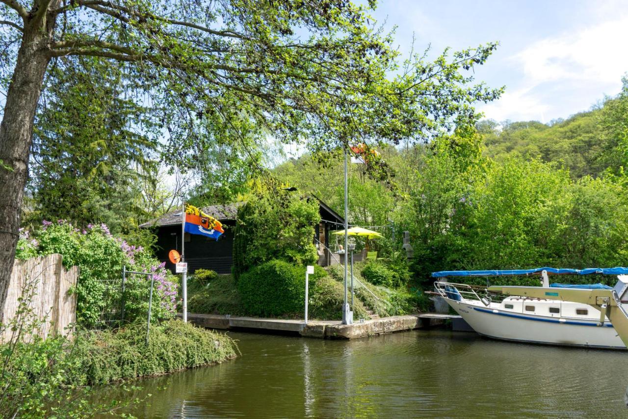 Ferienhaus auf der Schleuseninsel Lahnstein Exterior foto